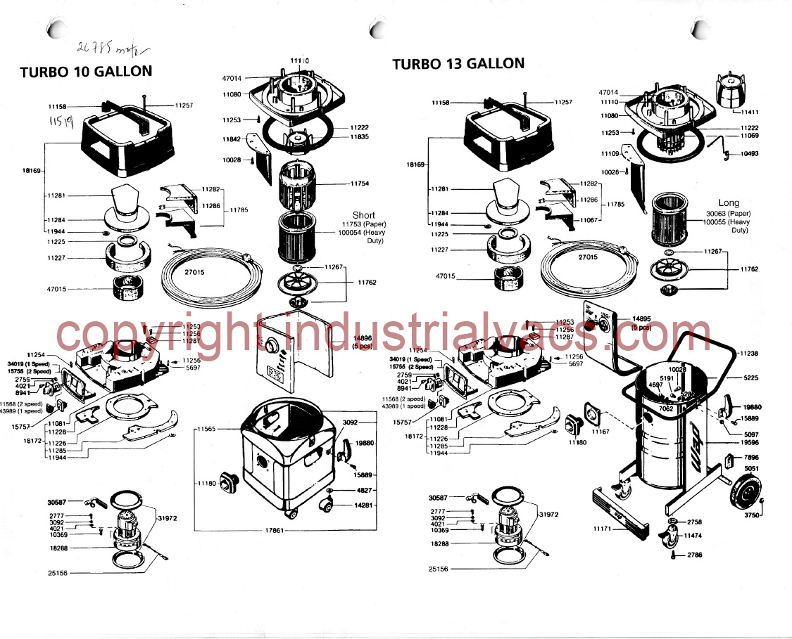 Fein Vacuum Parts Diagram