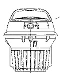 GSPJ, 800W Grounded motorhead assembly